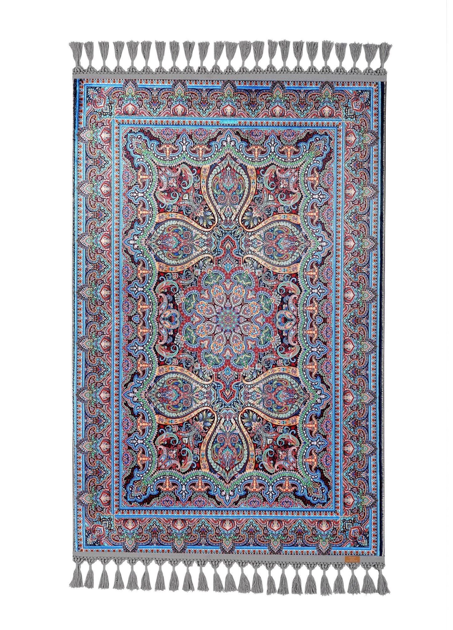 Turkish Prayer Rug, Ottoman Design, Soft Muslim Prayer Mat