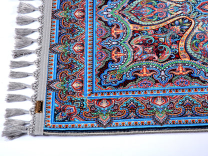 Turkish Prayer Rug, Ottoman Design, Soft Muslim Prayer Mat