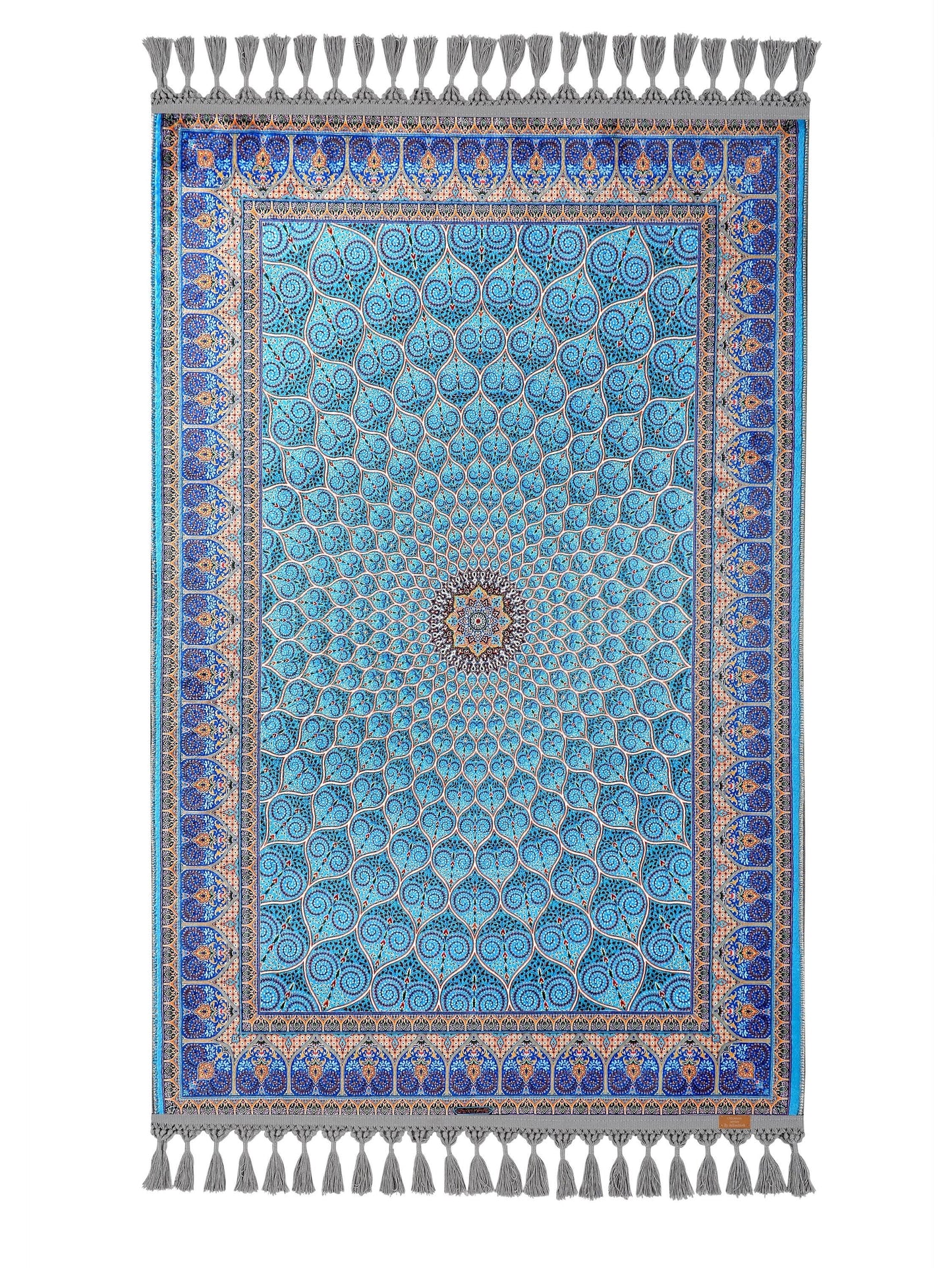 Turkish Prayer Rug, Ottoman Design, Soft Muslim Prayer Mat