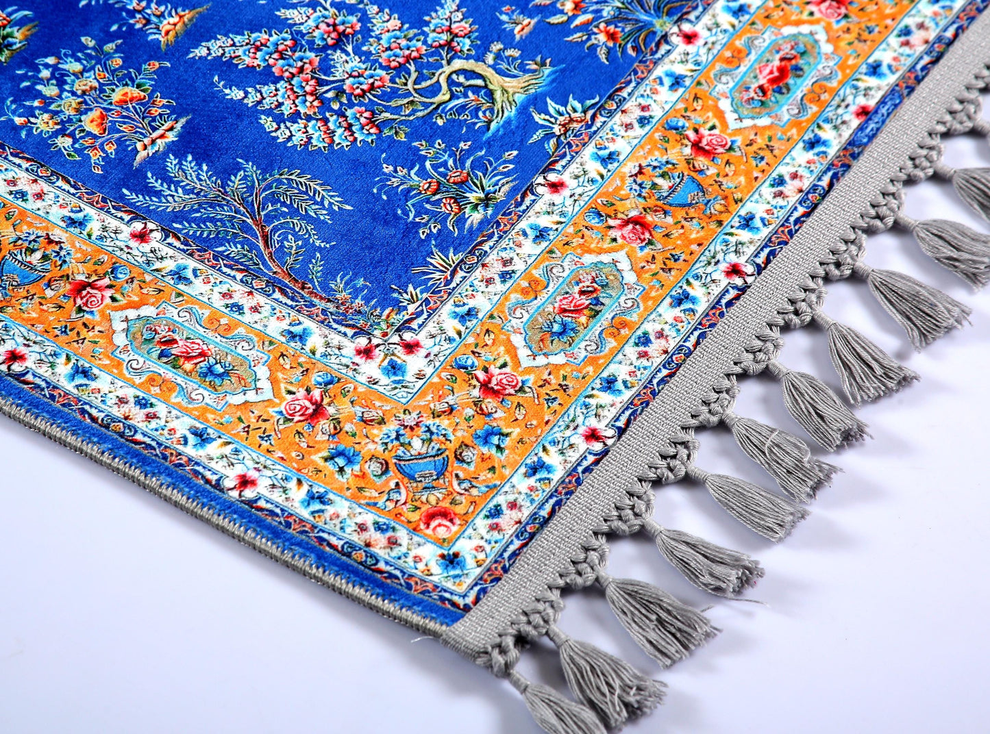 Turkish Prayer Rug, Ottoman Design, Soft Muslim Prayer Mat