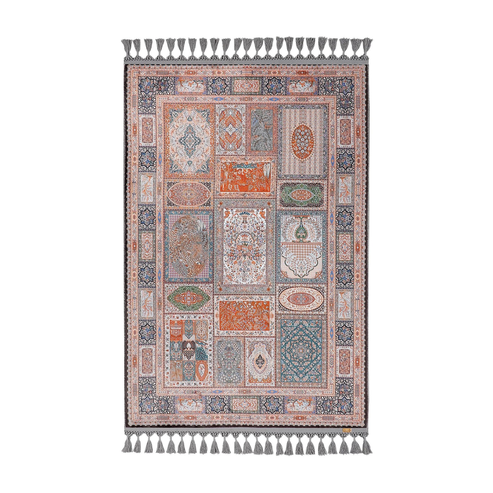Turkish Prayer Rug, Soft Muslim Prayer Mat, Ottoman Design