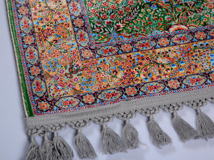Turkish Prayer Rug, Ottoman Design Muslim Prayer Mat