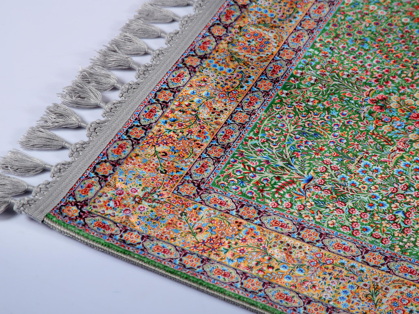 Turkish Prayer Rug, Ottoman Design Muslim Prayer Mat