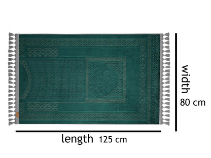 Turkish Prayer Rug, Ottoman Design, Soft Muslim Prayer Mat