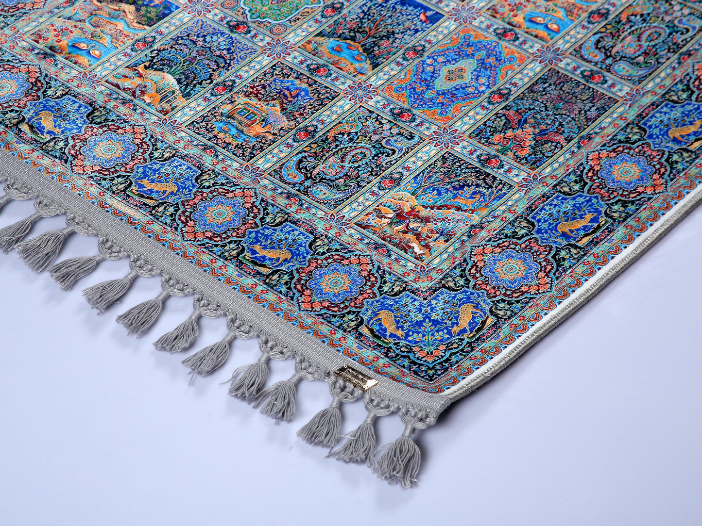 Turkish Prayer Rug, Soft Muslim Prayer Mat, Ottoman Design