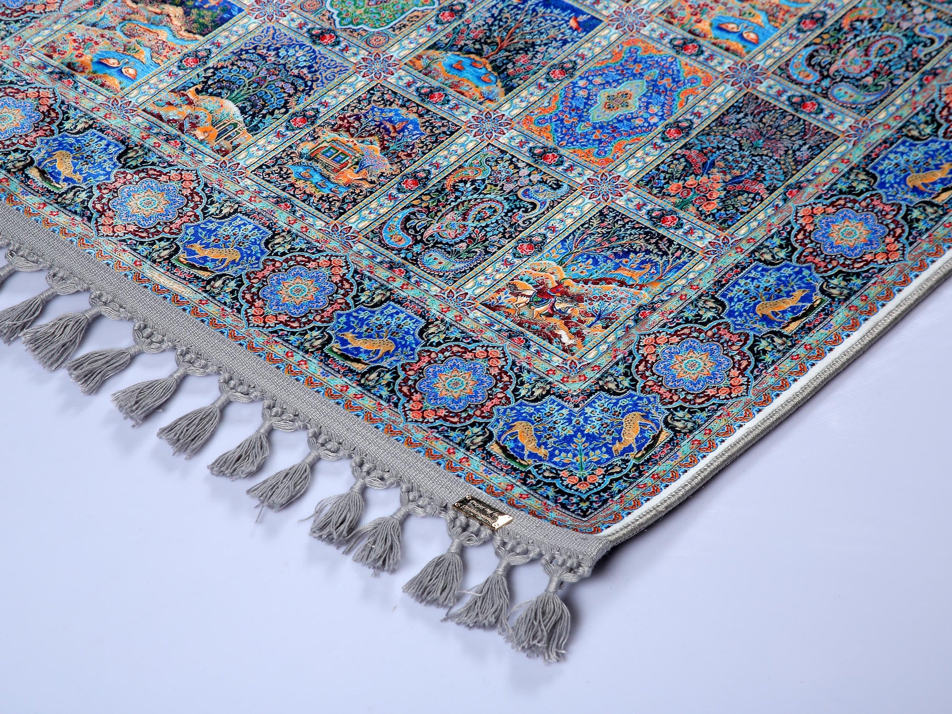Turkish Prayer Rug, Soft Muslim Prayer Mat, Ottoman Design