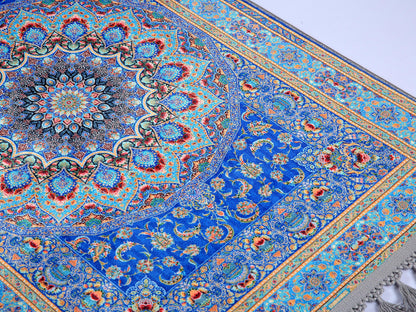 Turkish Prayer Rug, Ottoman Design, Muslim Prayer Mat