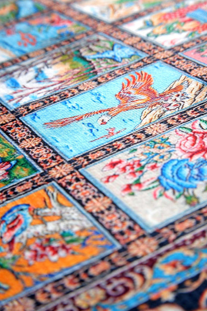 Turkish Prayer Rug, Soft Muslim Prayer Mat, Ottoman Design