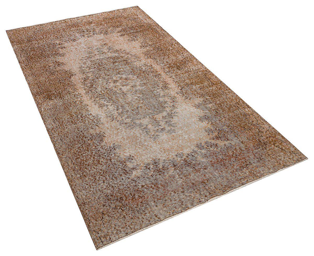 Vintage Turkish Wool Rug (4'x7'): Handmade Anatolian Persian Design