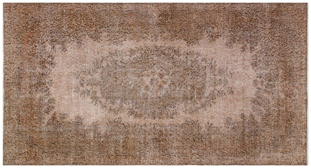 Vintage Turkish Wool Rug (4'x7'): Handmade Anatolian Persian Design