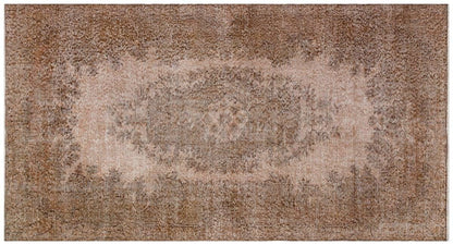 Vintage Turkish Wool Rug (4'x7'): Handmade Anatolian Persian Design