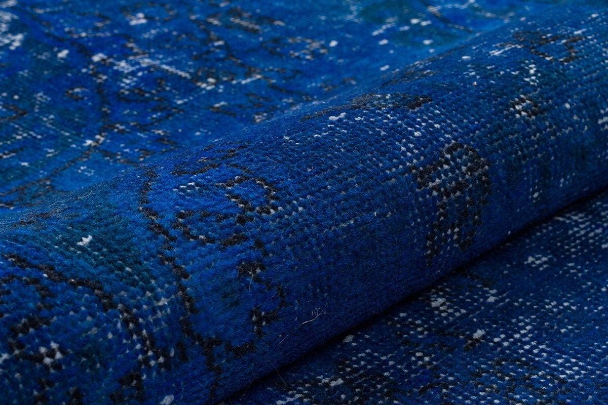 Vintage Turkish Rug: 100% Wool Anatolian Area Rug (4'6x7'7")