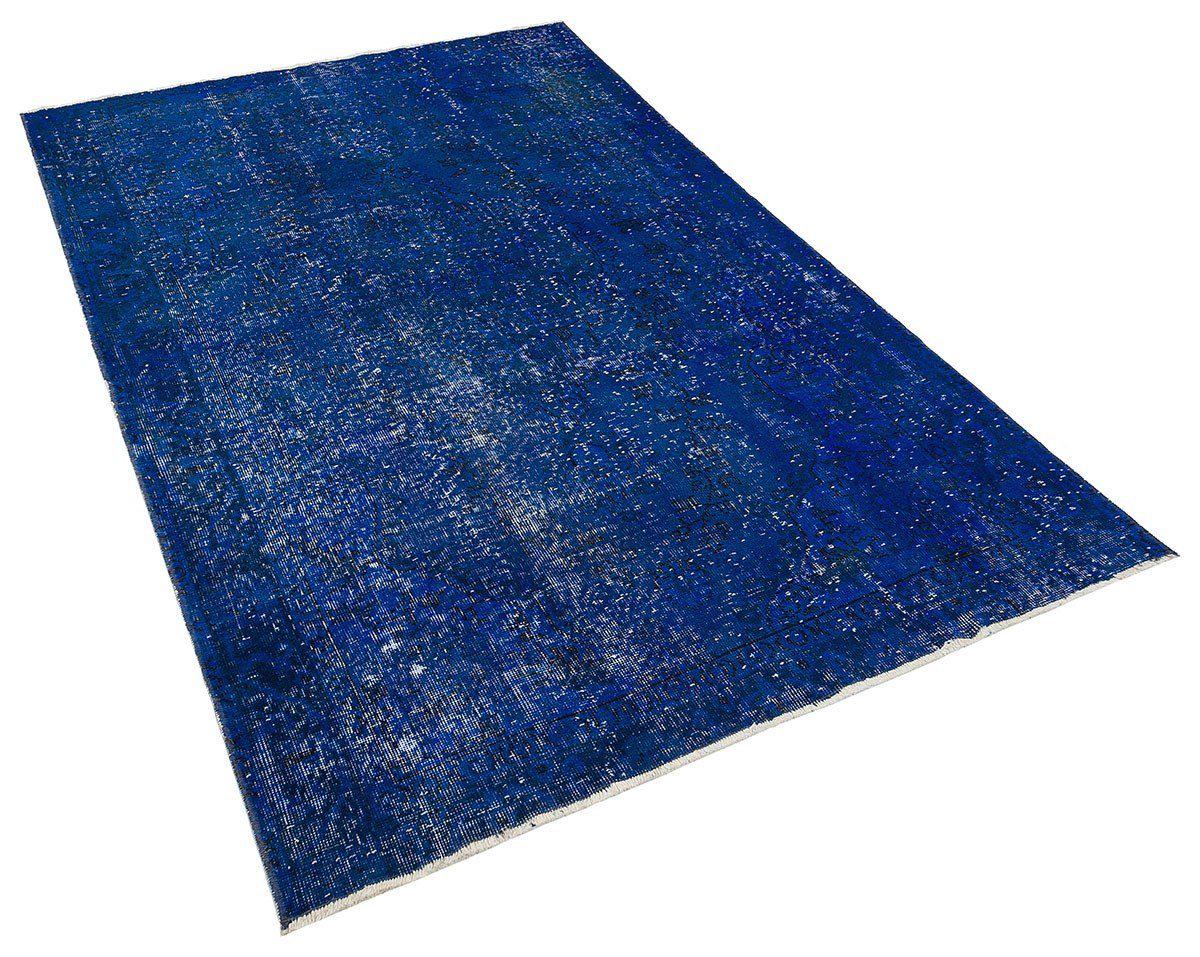 Vintage Turkish Rug: 100% Wool Anatolian Area Rug (4'6x7'7")