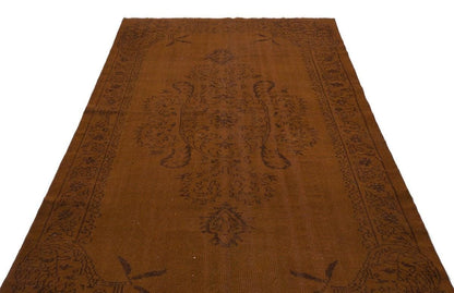 Vintage Turkish Wool Rug (5.6x9.3 ft): Handmade Anatolian Area Rug