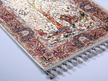 Turkish Prayer Rug, Ottoman Design Seccade, Muslim Prayer Mat