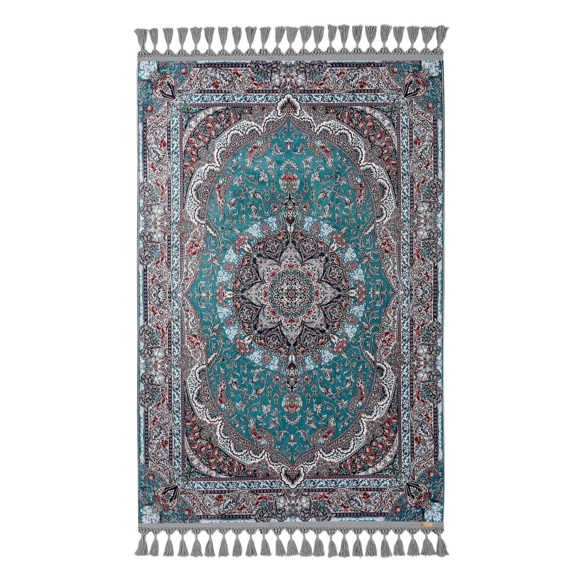 Turkish Prayer Rug, Traditional Ottoman Design, Muslim Seccade