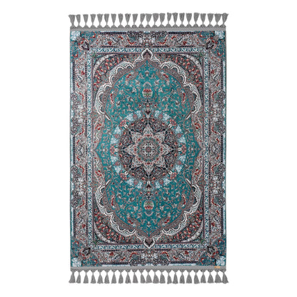 Turkish Prayer Rug, Traditional Ottoman Design, Muslim Seccade
