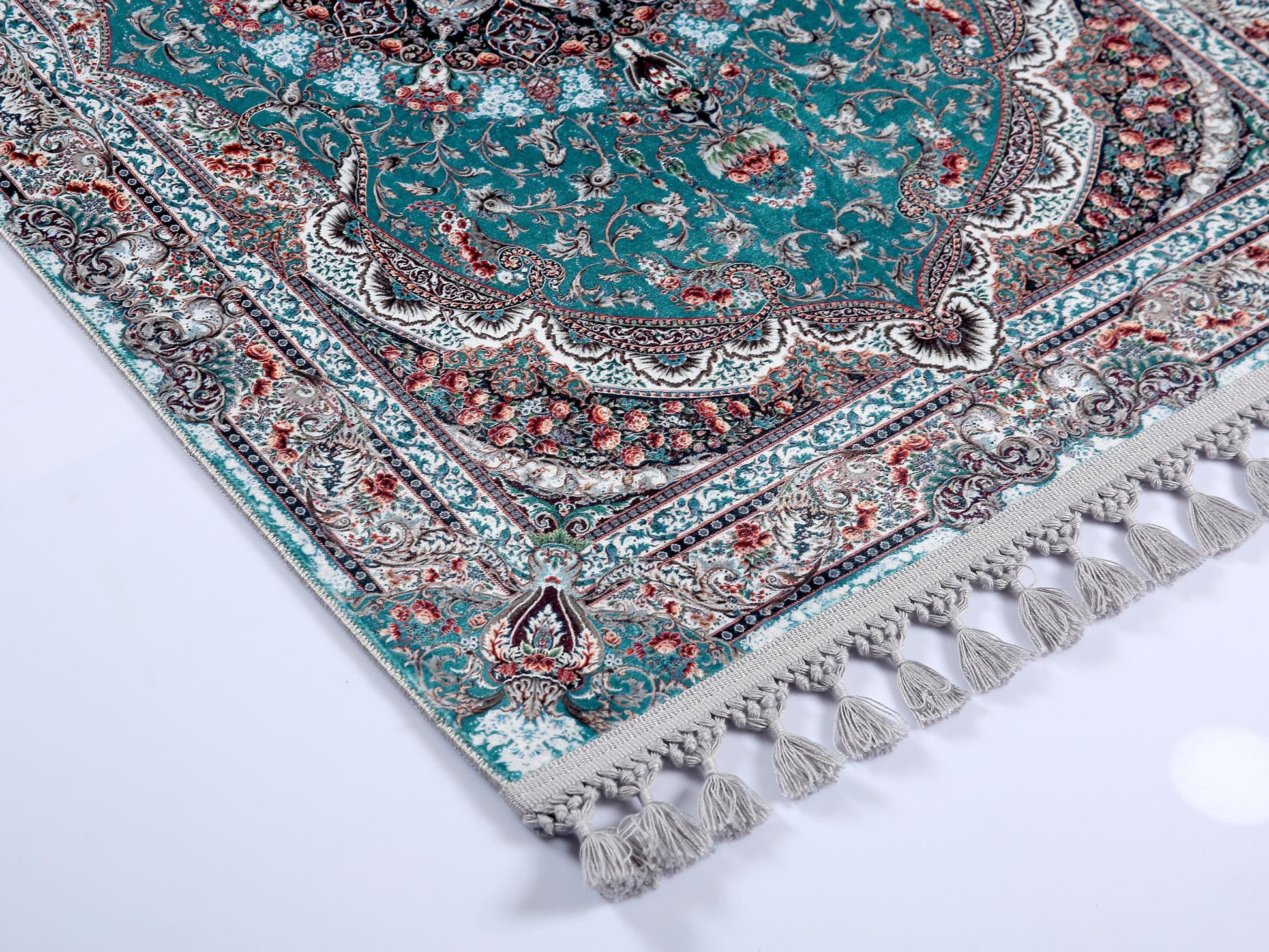 Turkish Prayer Rug, Traditional Ottoman Design, Muslim Seccade
