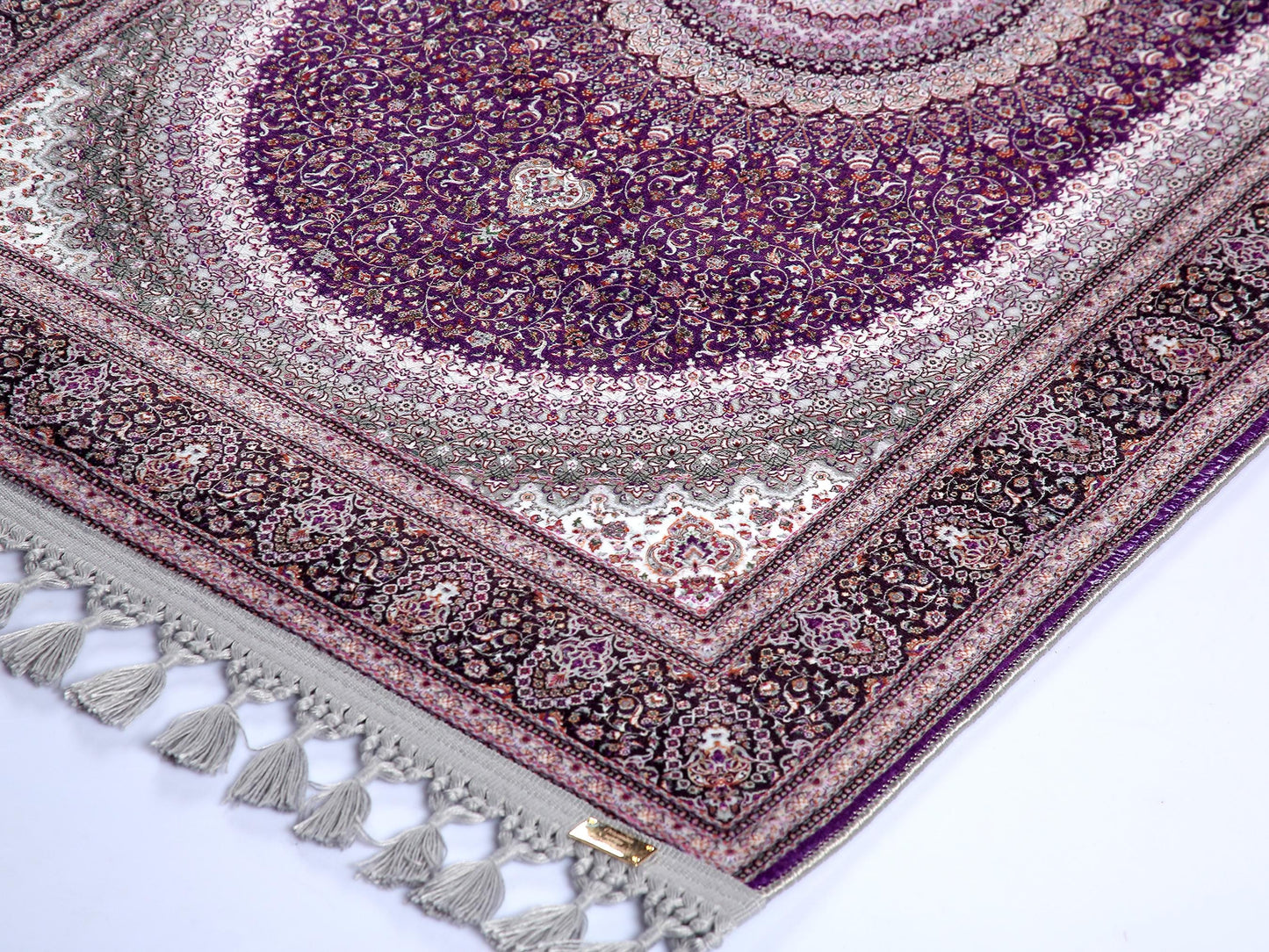 Turkish Prayer Rug, Soft Muslim Prayer Mat, Ottoman Design