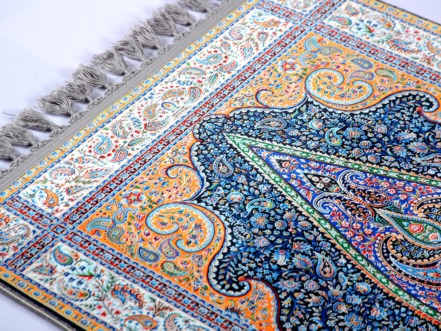 Turkish Prayer Rug, Ottoman Design Seccade, Muslim Prayer Mat