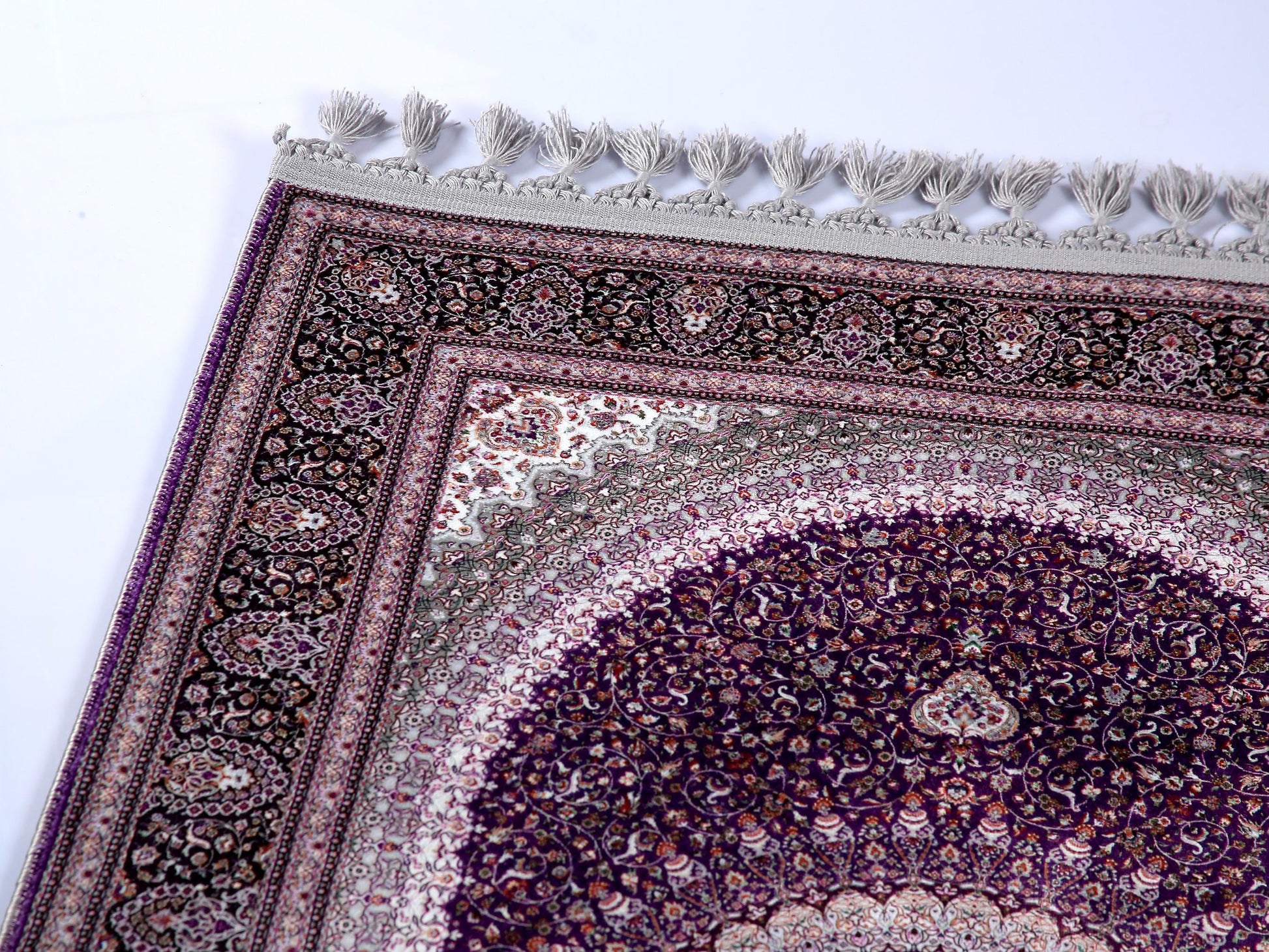 Turkish Prayer Rug, Soft Muslim Prayer Mat, Ottoman Design