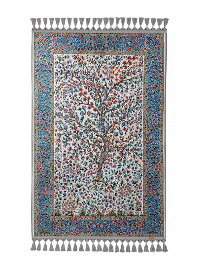 Turkish Prayer Rug, Ottoman Design, Soft Muslim Prayer Mat