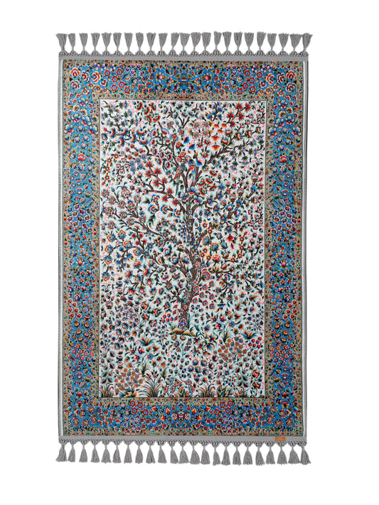 Turkish Prayer Rug, Ottoman Design, Soft Muslim Prayer Mat
