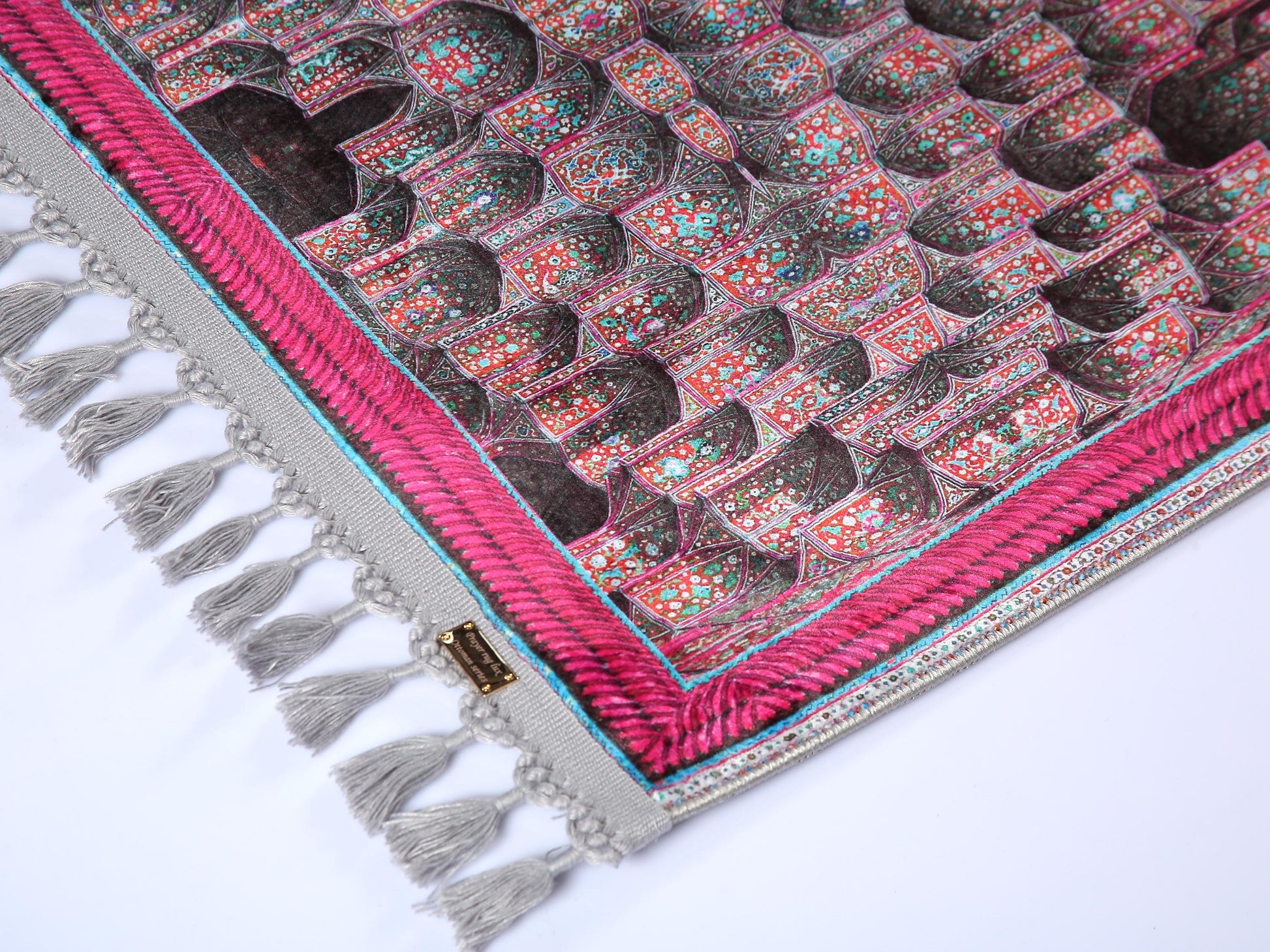 Turkish Prayer Rug, Ottoman Design, Soft Muslim Prayer Mat