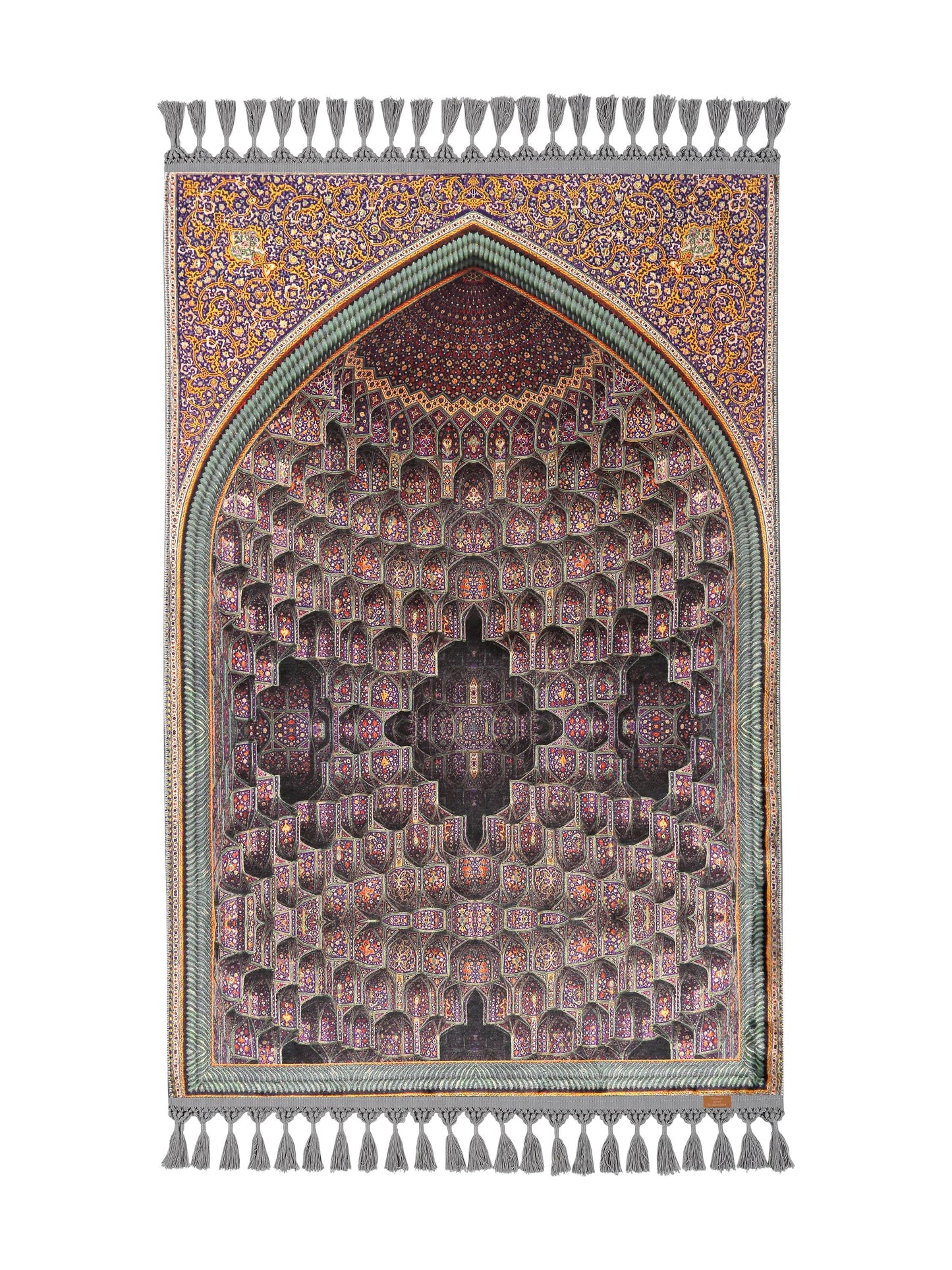 Turkish Prayer Rug, Ottoman Design, Soft Muslim Prayer Mat