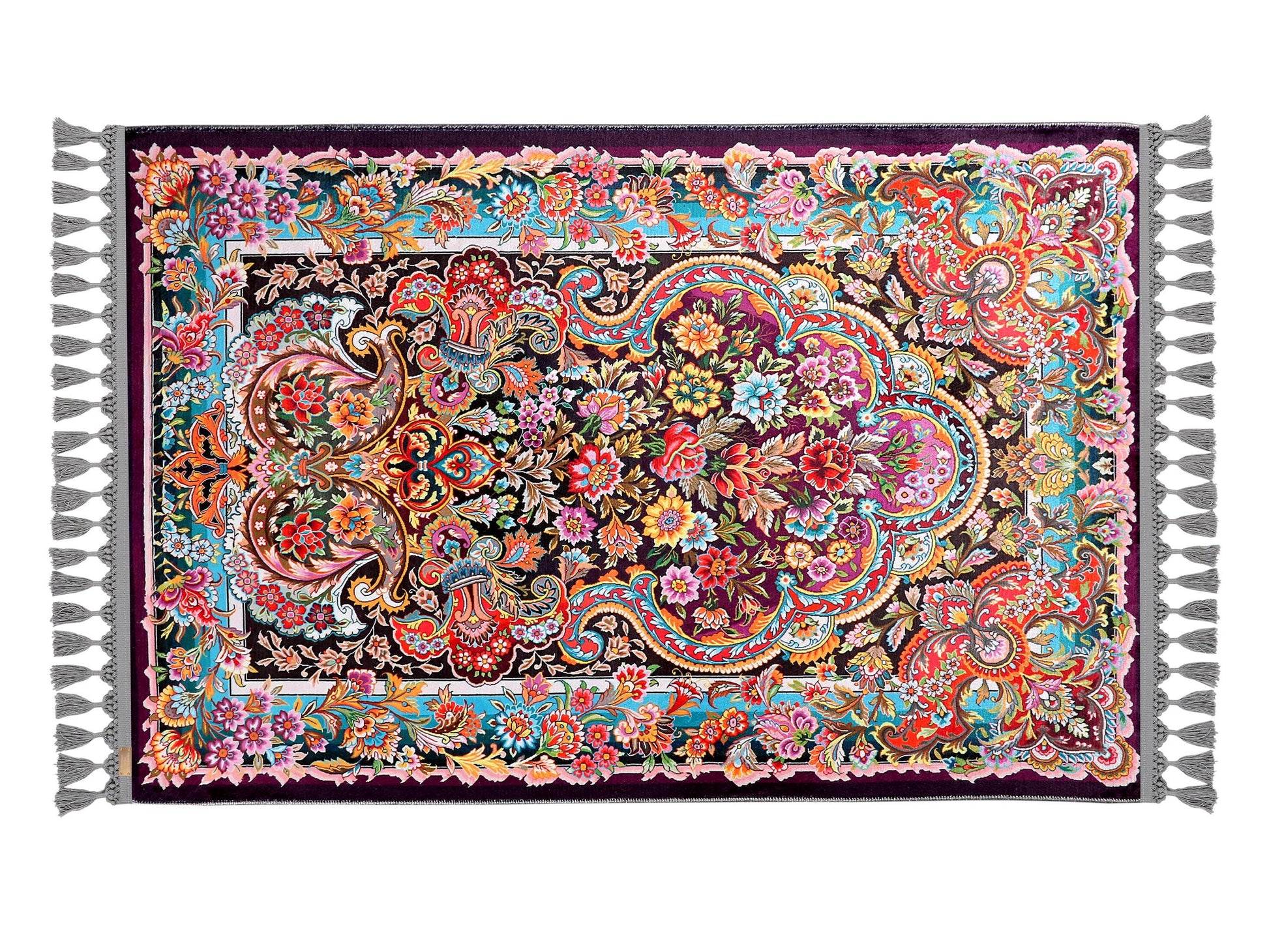 Turkish Prayer Rug, Ottoman Design, Soft Muslim Prayer Mat