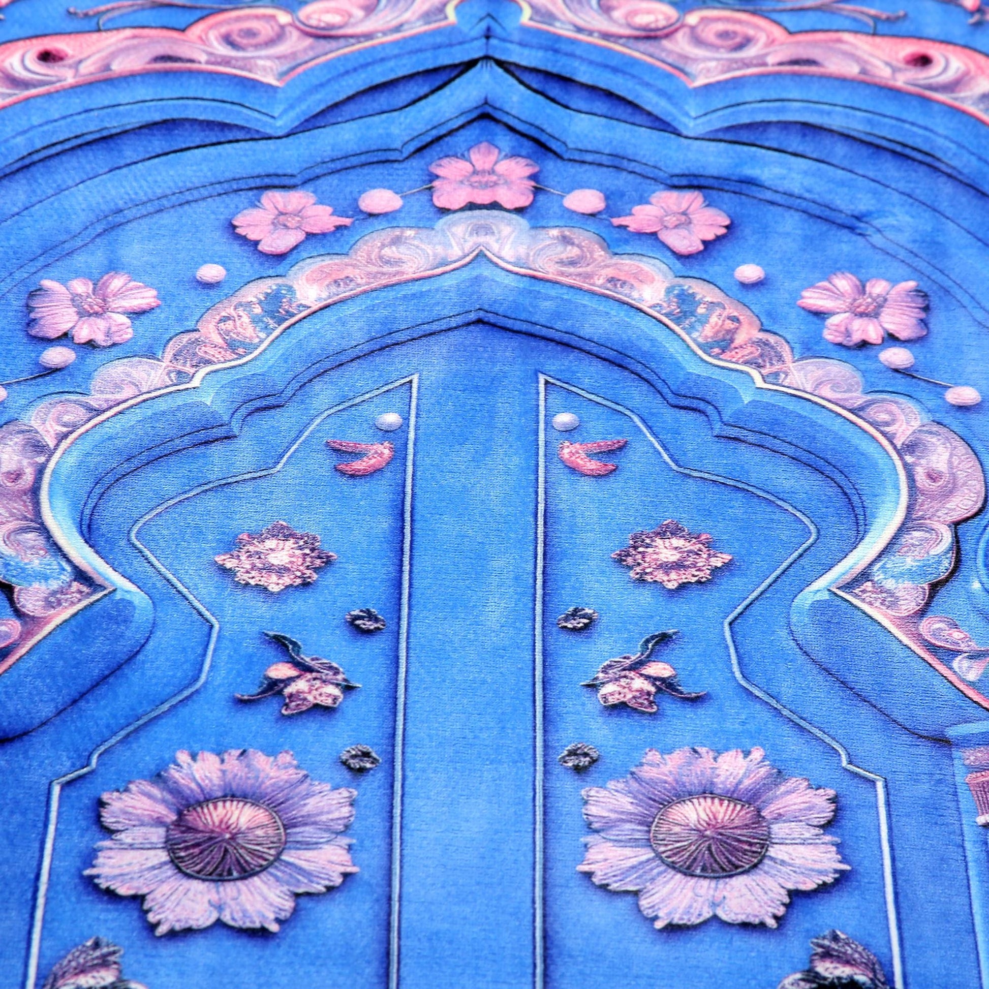 Turkish Prayer Rug, Ottoman Design, Soft Muslim Prayer Mat