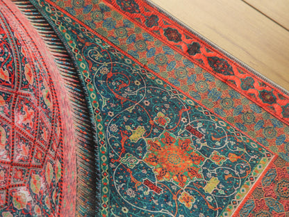 Prayer Carpet, Turkish Prayer Rug – Soft Muslim Prayer Mat with Traditional Ottoman Design, prayer rug, seccade, prayer mat, muslim rug