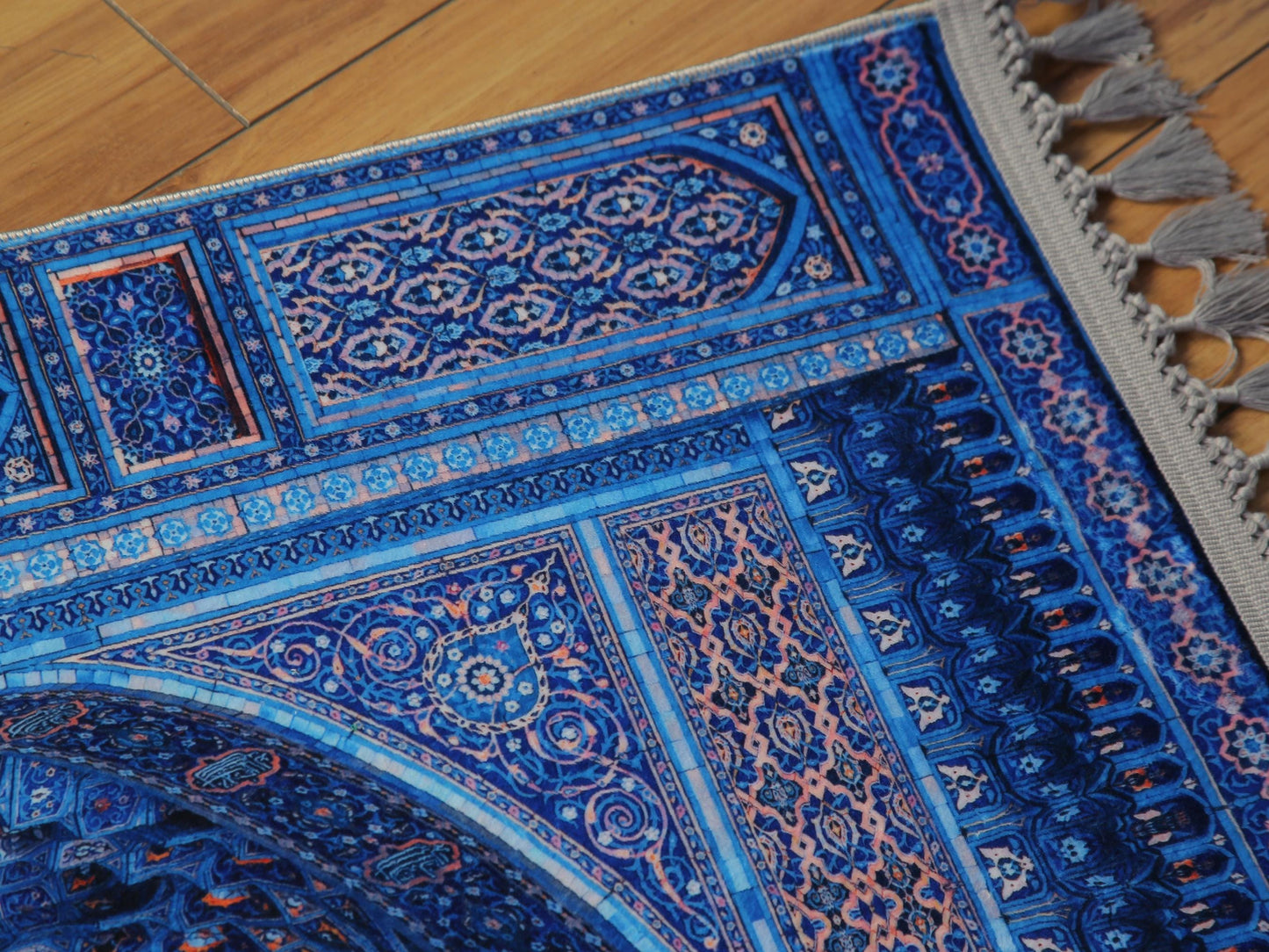 Turkish Prayer Rug, Ottoman Design, Muslim Prayer Mat
