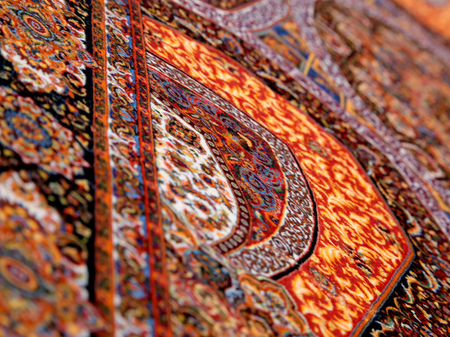 Turkish Prayer Rug, Ottoman Design, Muslim Prayer Mat
