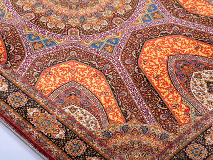 Turkish Prayer Rug, Ottoman Design, Muslim Prayer Mat