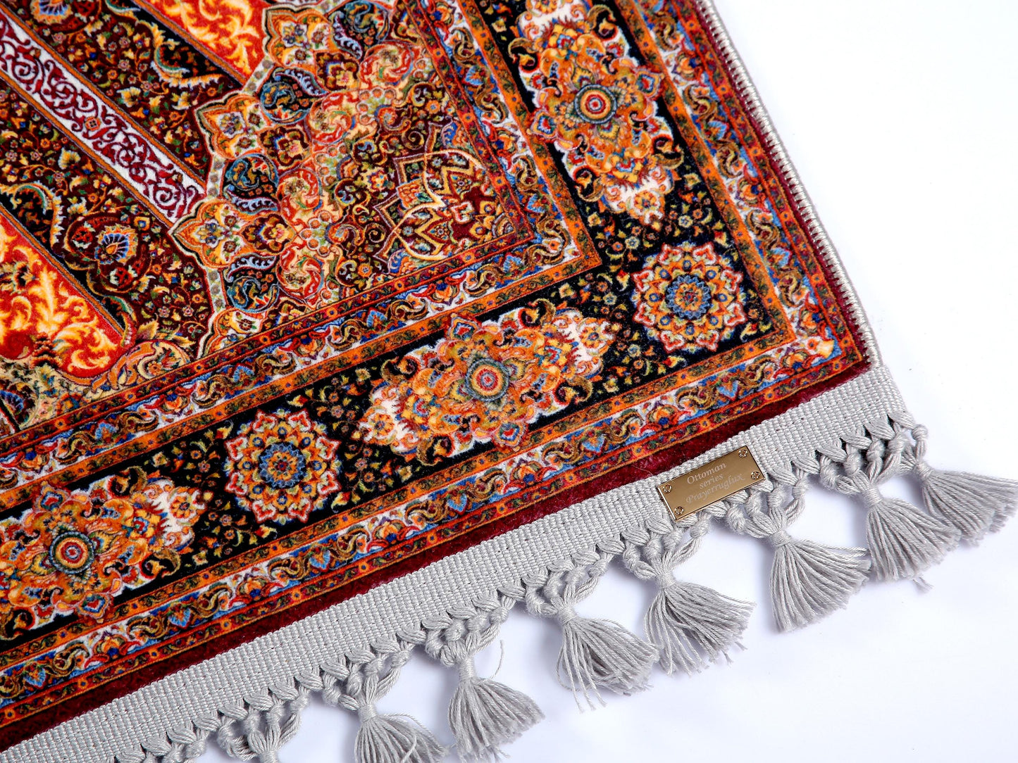 Turkish Prayer Rug, Ottoman Design, Muslim Prayer Mat