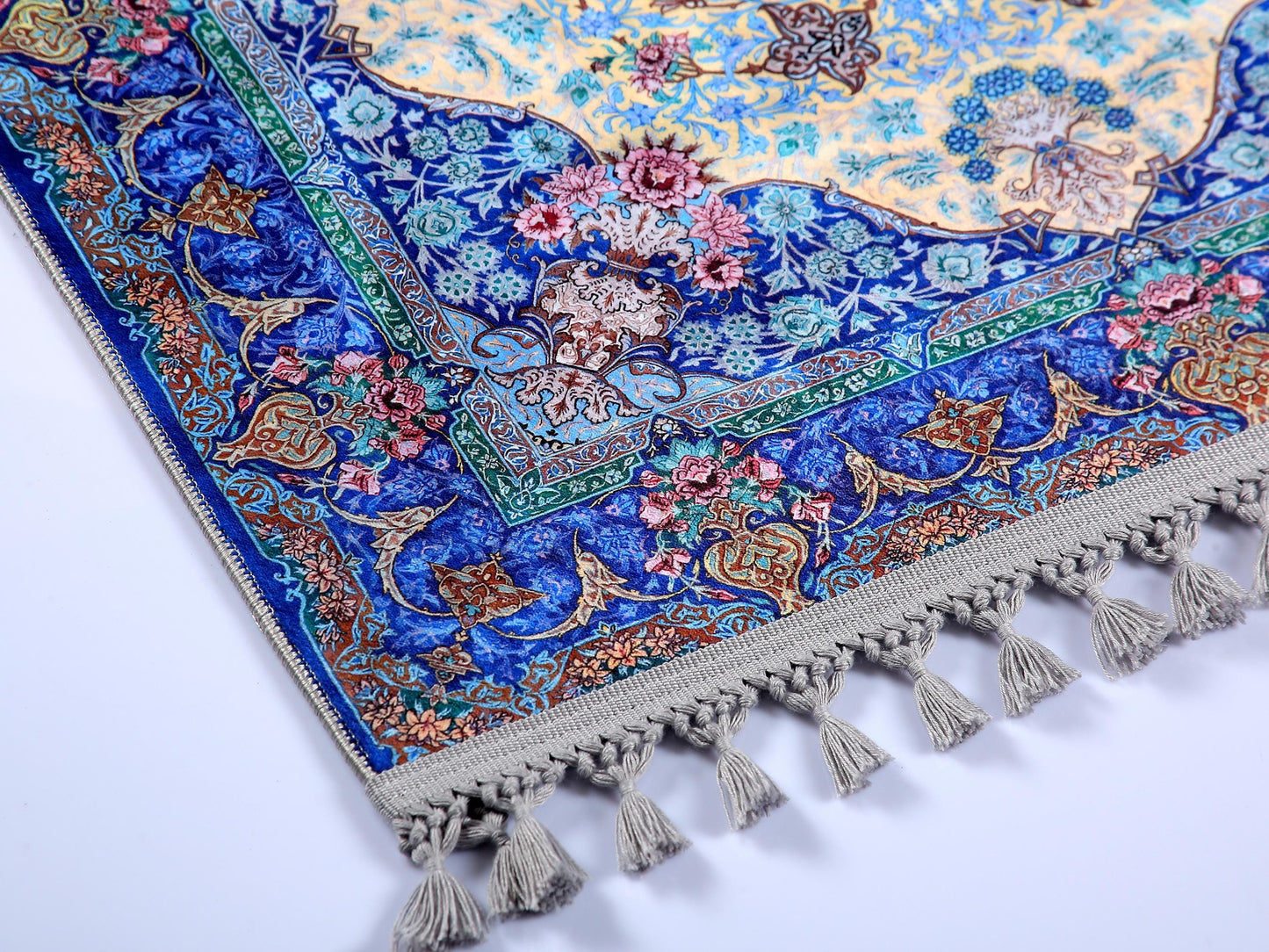 Turkish Prayer Rug, Ottoman Design, Muslim Prayer Mat