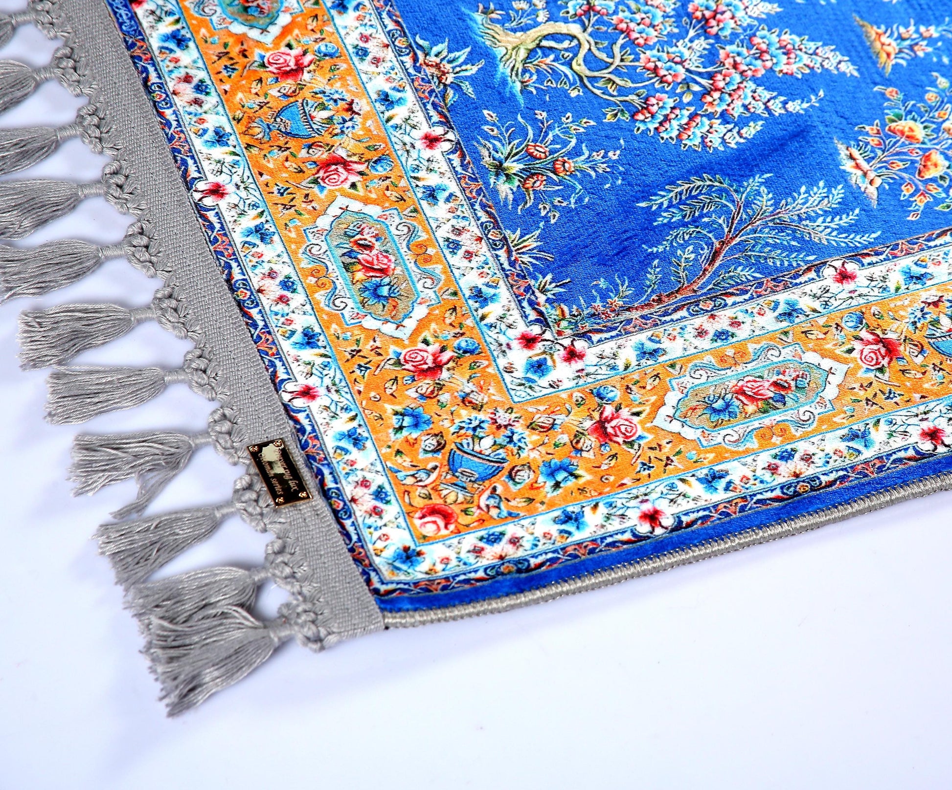 Turkish Prayer Rug, Ottoman Design, Soft Muslim Prayer Mat
