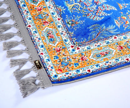 Turkish Prayer Rug, Ottoman Design, Soft Muslim Prayer Mat