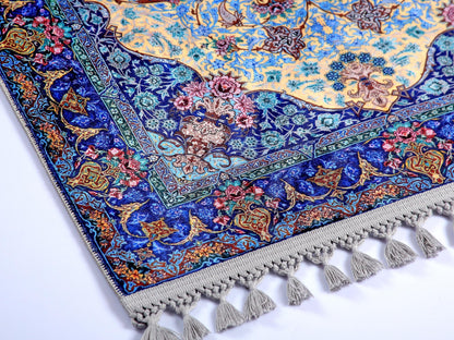 Turkish Prayer Rug, Traditional Ottoman Design Seccade