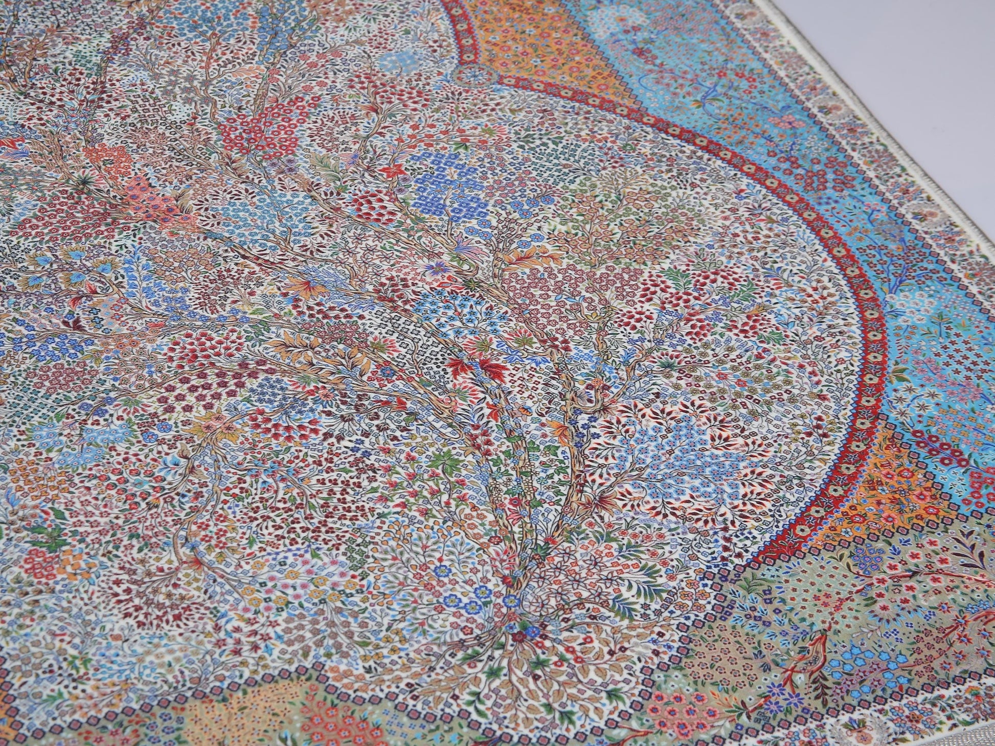 Turkish Prayer Rug, Ottoman Design, Soft Muslim Prayer Mat