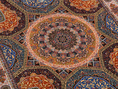 Turkish Prayer Rug, Soft Muslim Prayer Mat, Ottoman Design