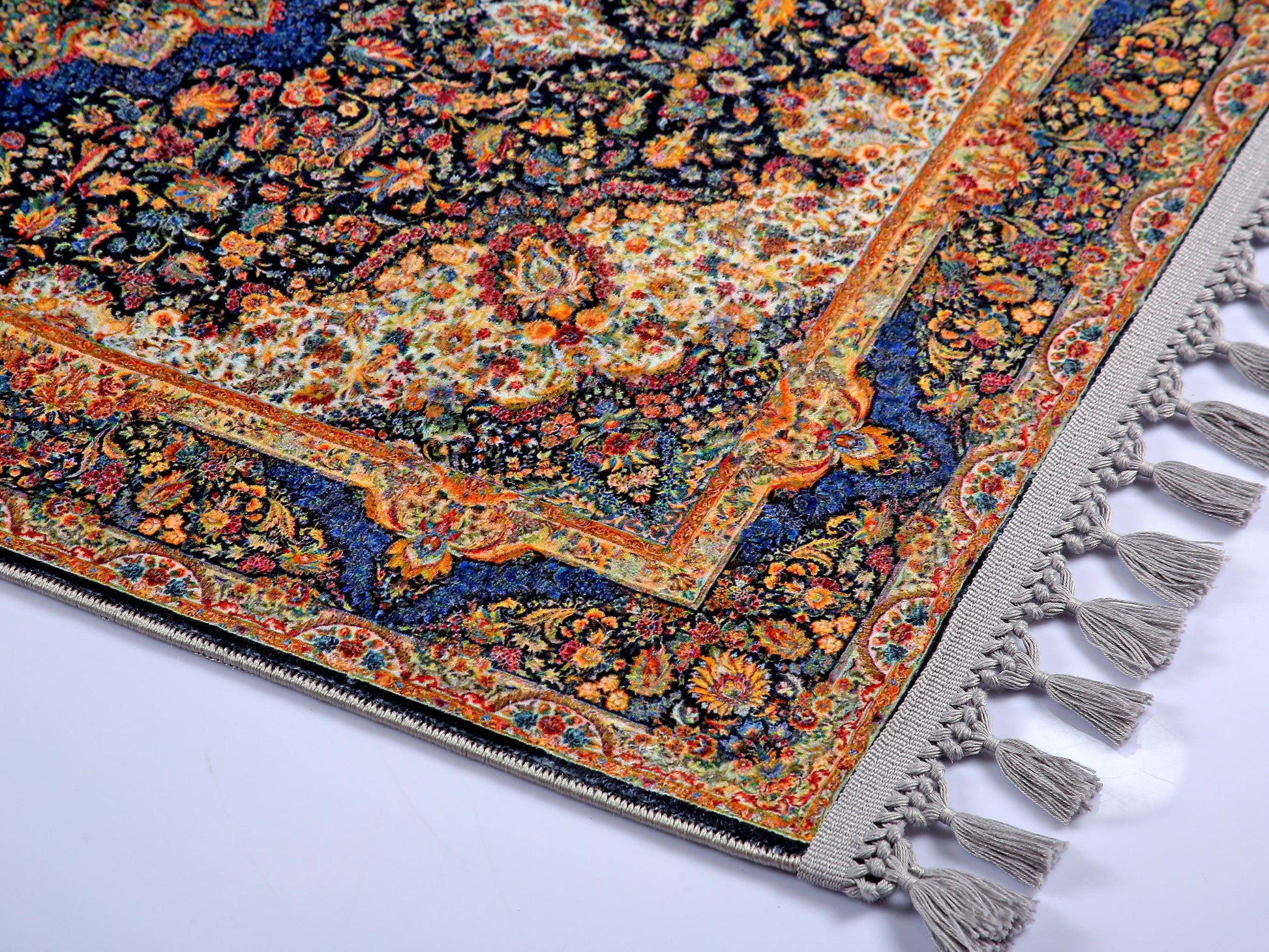 Turkish Prayer Rug, Traditional Ottoman Design, Soft Muslim Prayer Mat