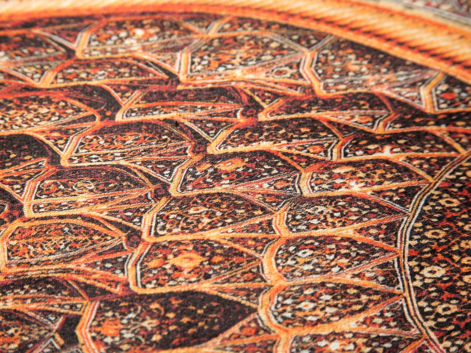 Turkish Prayer Rug, Traditional Ottoman Design, Soft Muslim Prayer Mat