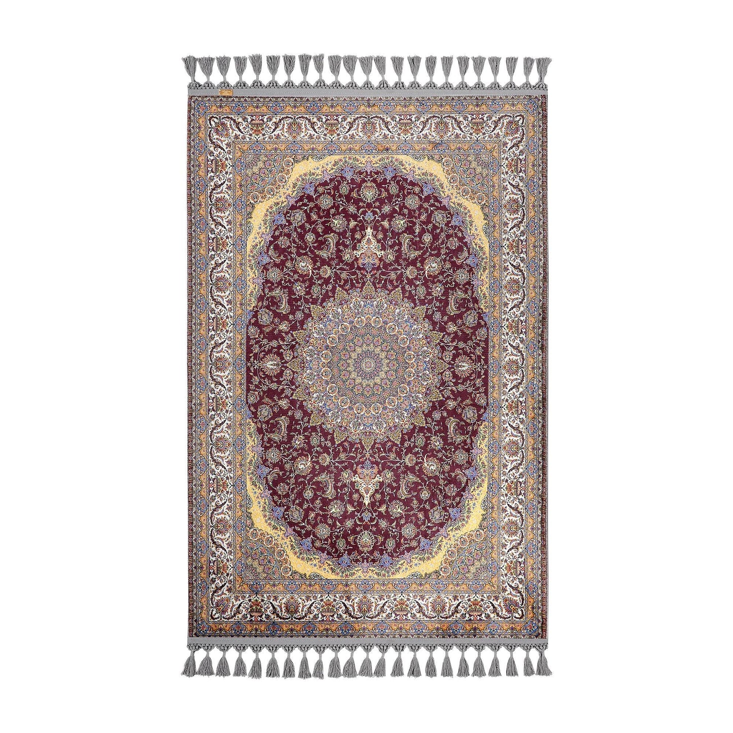 Turkish Prayer Rug, Soft Muslim Prayer Mat, Ottoman Design
