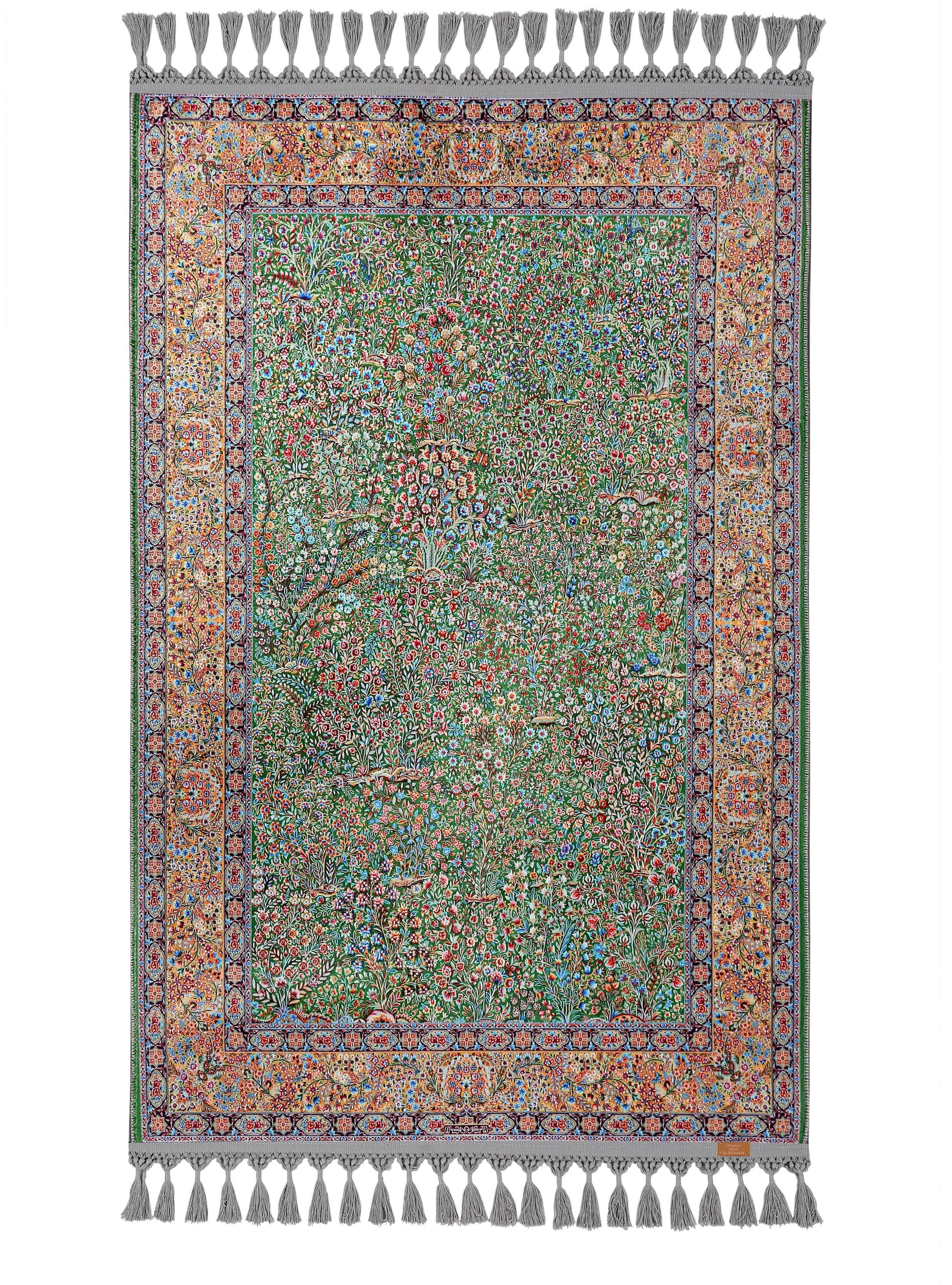 Turkish Prayer Rug, Ottoman Design Muslim Prayer Mat