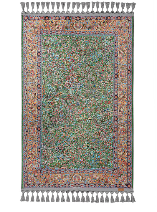 Turkish Prayer Rug, Ottoman Design Muslim Prayer Mat