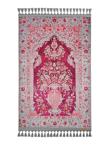 Turkish Prayer Rug, Ottoman Design Muslim Prayer Mat