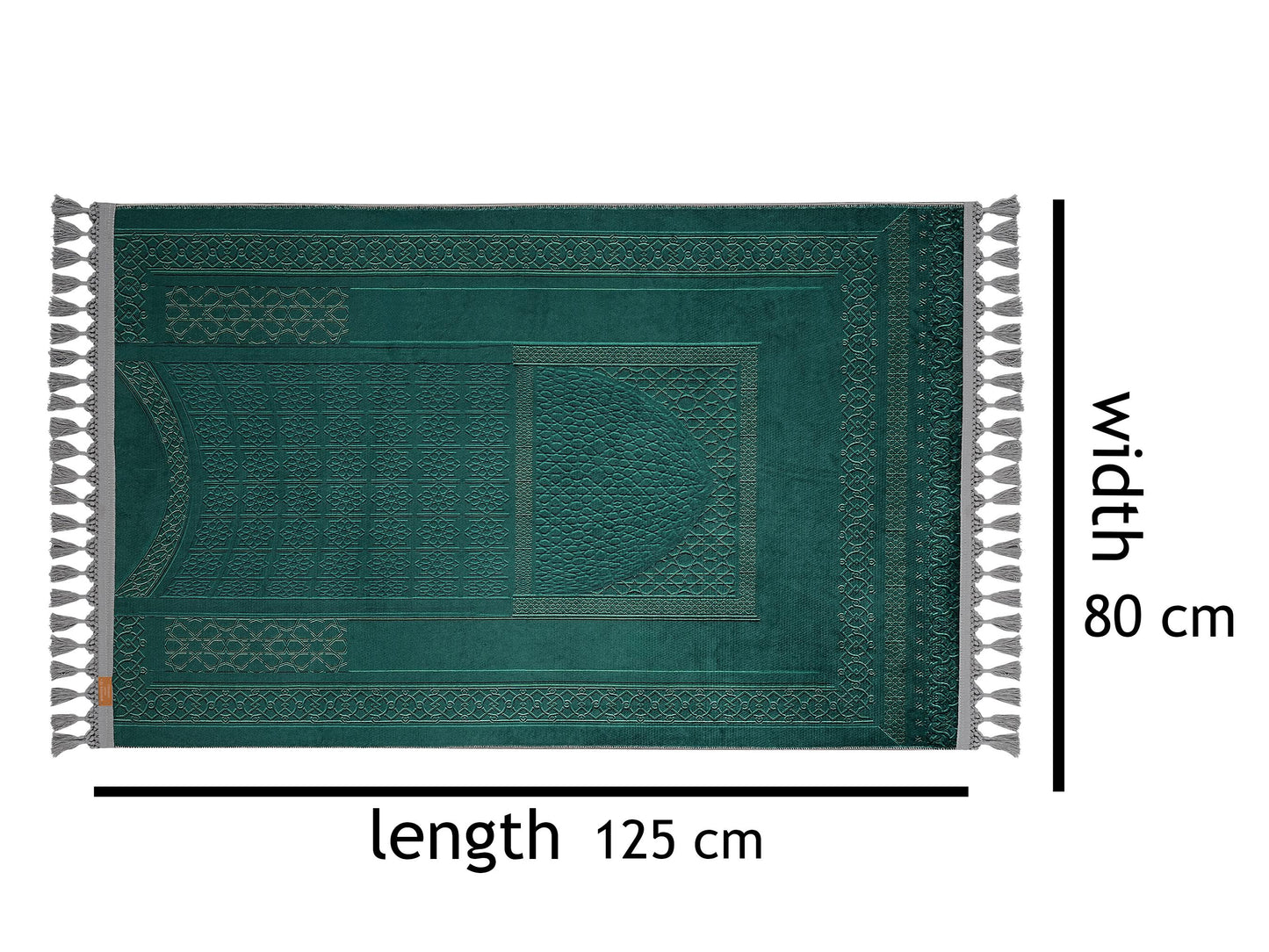 Turkish Prayer Rug, Soft Muslim Prayer Mat, Ottoman Design