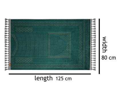 Turkish Prayer Rug, Ottoman Design, Soft Muslim Prayer Mat
